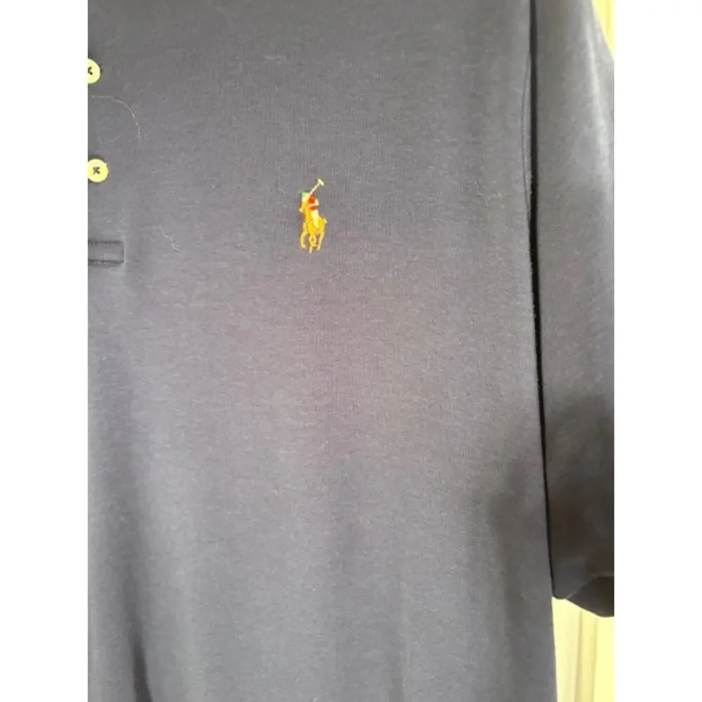 Polo Ralph Lauren Men's X-Large Short Sleeve Cotton‎ Polo Shirt Navy Blue